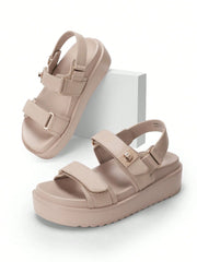 Women's Platform Wedge Sandals Slingback With Adjustable Straps Arch Summer Shoes