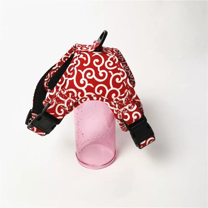 Yogusxz | Floral Pattern Dog Harness and Leash Set for Daily Walking