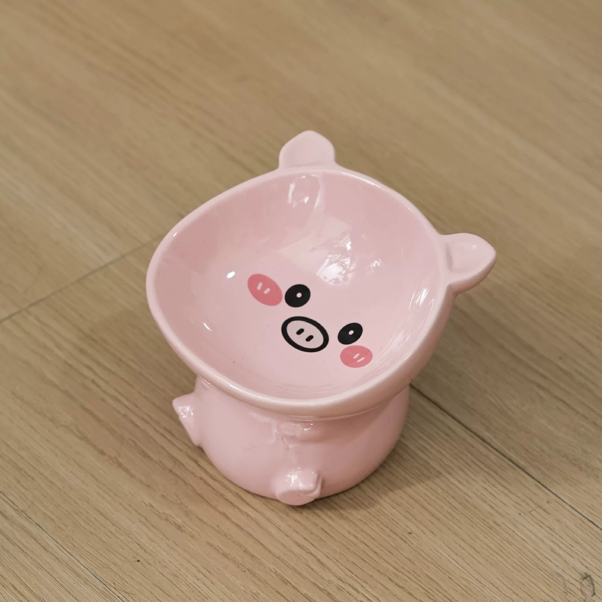 Yogusxz | Honey Jar–Inspired Ceramic Raised Bowl for Cats and Small Dogs