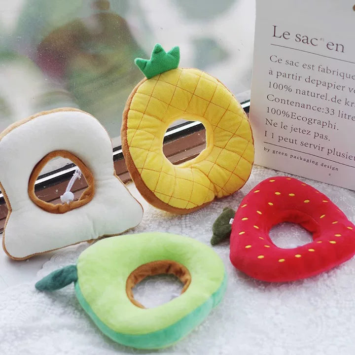 Yogusxz | Soft Elizabeth-Style Pet Collar with Cute Toast Design